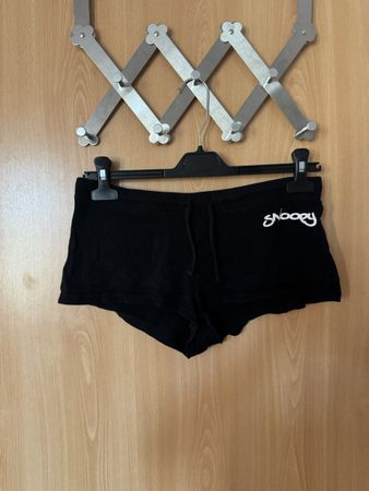 Schwarze kurze Hose Snoopy Grösse S/M