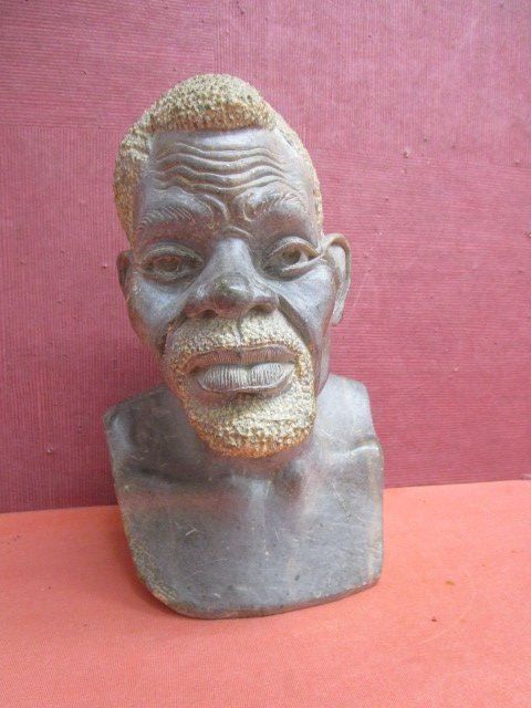 Sculture & Statue: afrikanische Skulptur - Marmor H = 31cm – Usato da Luzern venduto da Horoskop1 3