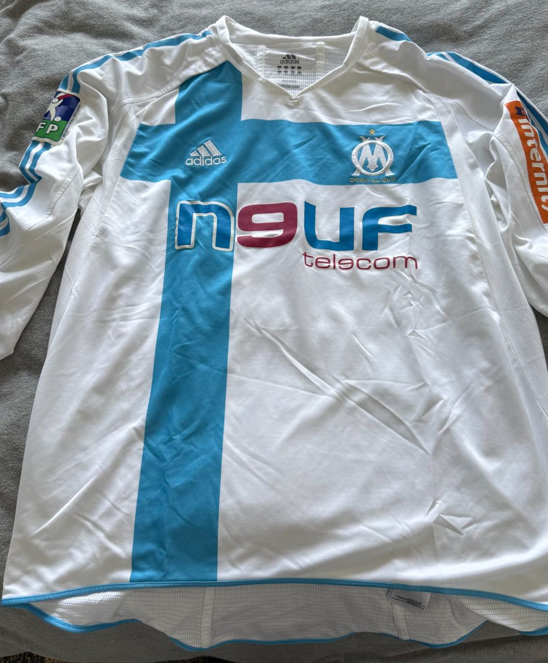 Adidas Canottiere & Pantaloni: Maillot Olympique de Marseille B.Hemdani – Usato da St-Aubin-Sauges venduto da jer_9d6l