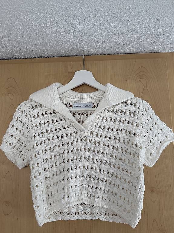Maglioni & Felpe: Weisser Bershka Strickpullover – Usato da Rorschach venduto da Tara234