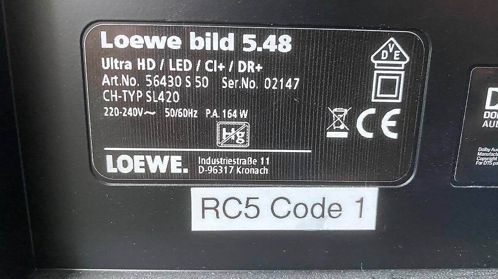 Televisori: LOEWE TV bild 5.48 – Usato da Bürglen UR venduto da ste_52pm 1
