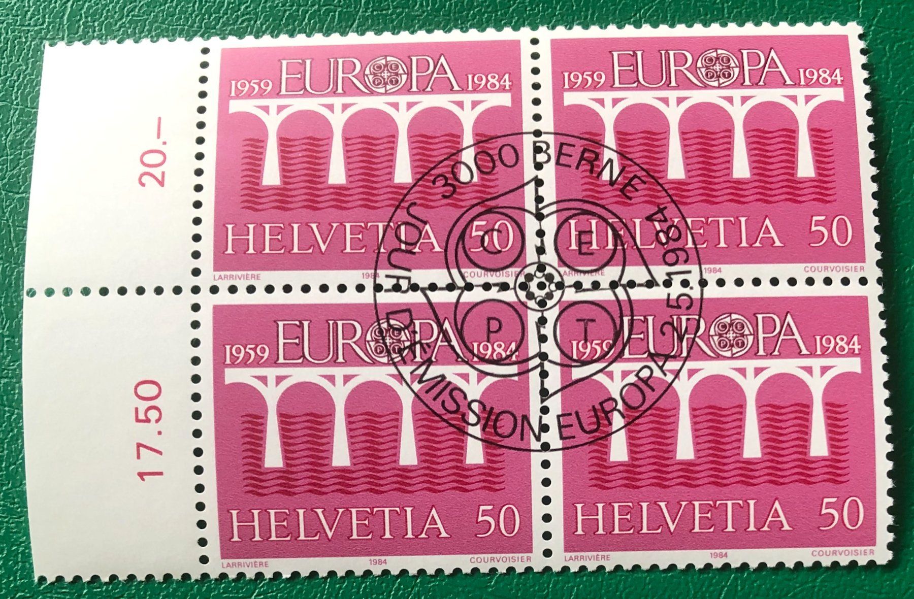 Tutti i francobolli: 4 er Block Nr. 708 mit ETStempel Bern    – Usato da Aarau venduto da Billa007