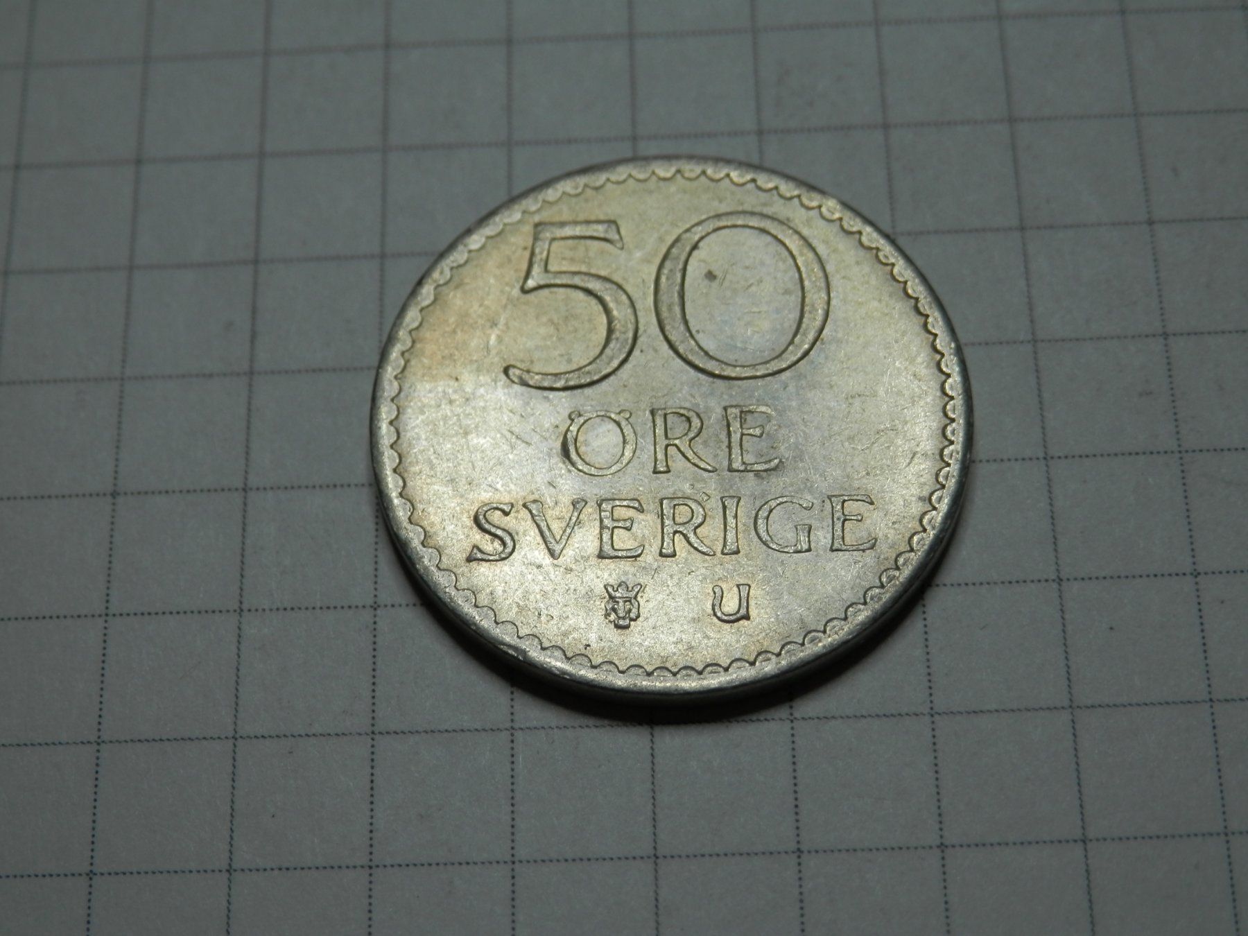 Tutti le monete: Schweden  50 Öre, 1969 – Usato da Weiach venduto da weiach81 1