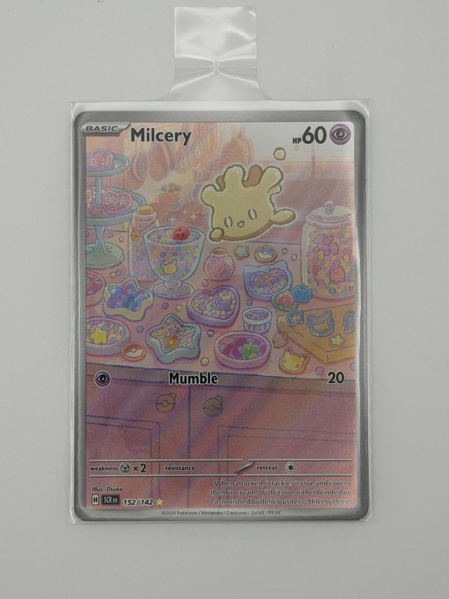 Pokémon Carte collezionabili: Pokémon Milcery 152/142 – Nuovo (secondo la descrizione) da Uster venduto da EDM1903