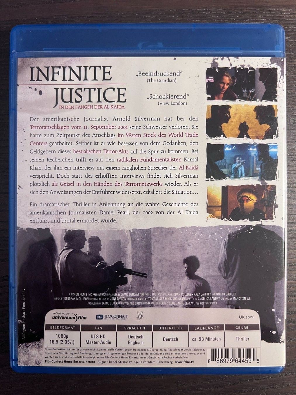 Tutti i DVDs: Infinite Justice – Usato da Zürich venduto da Blu-ray_ZH 1