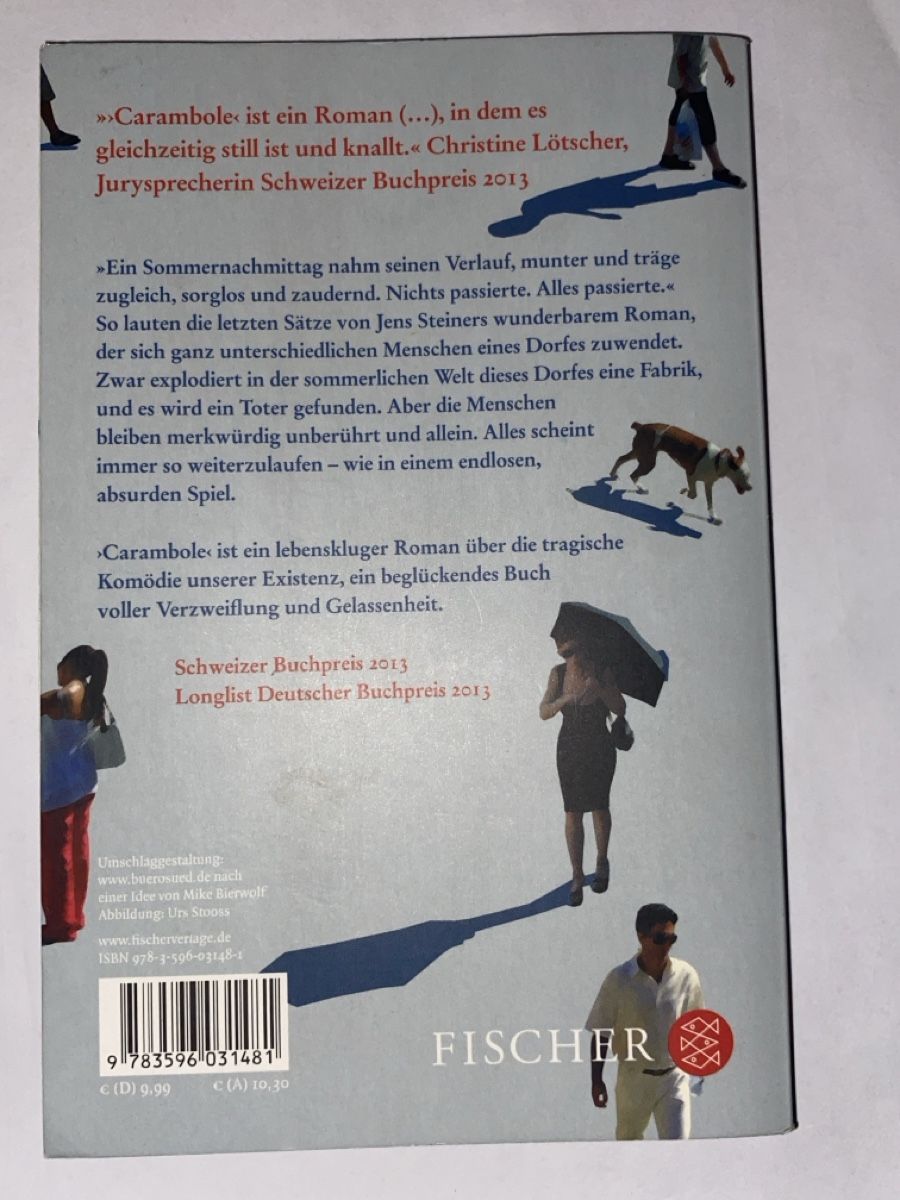 Libri: Carambole von Jean Steiner – Usato da Aarburg venduto da _edwina_ 1