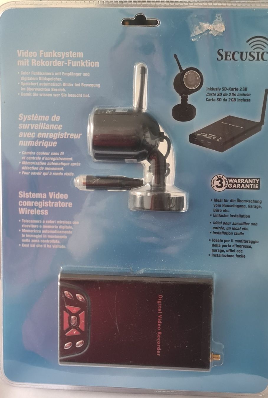 Camcorder: Video Funk Überwachungssystem mit Recorder Secusic – Neu (gemäss Beschreibung) aus Uerkheim von Justi.y