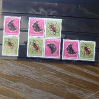 1953 Kehrdruck PÄÄRLI + 4erBLOCK **