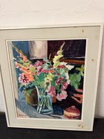 Schöne Gemälde mit Signatur (W. Lerch 58 x52 cm) Nr104