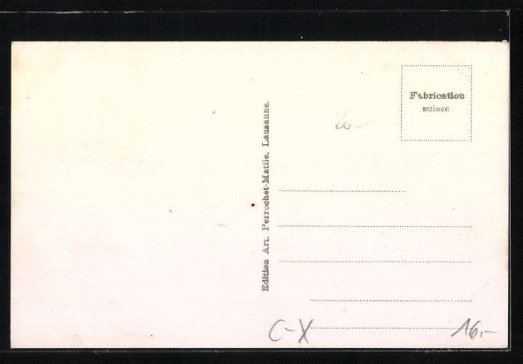 Cartoline postali: Sullens, L'Ecole, Blick auf die Schule – Usato da Berlin venduto da bartko-reher 1