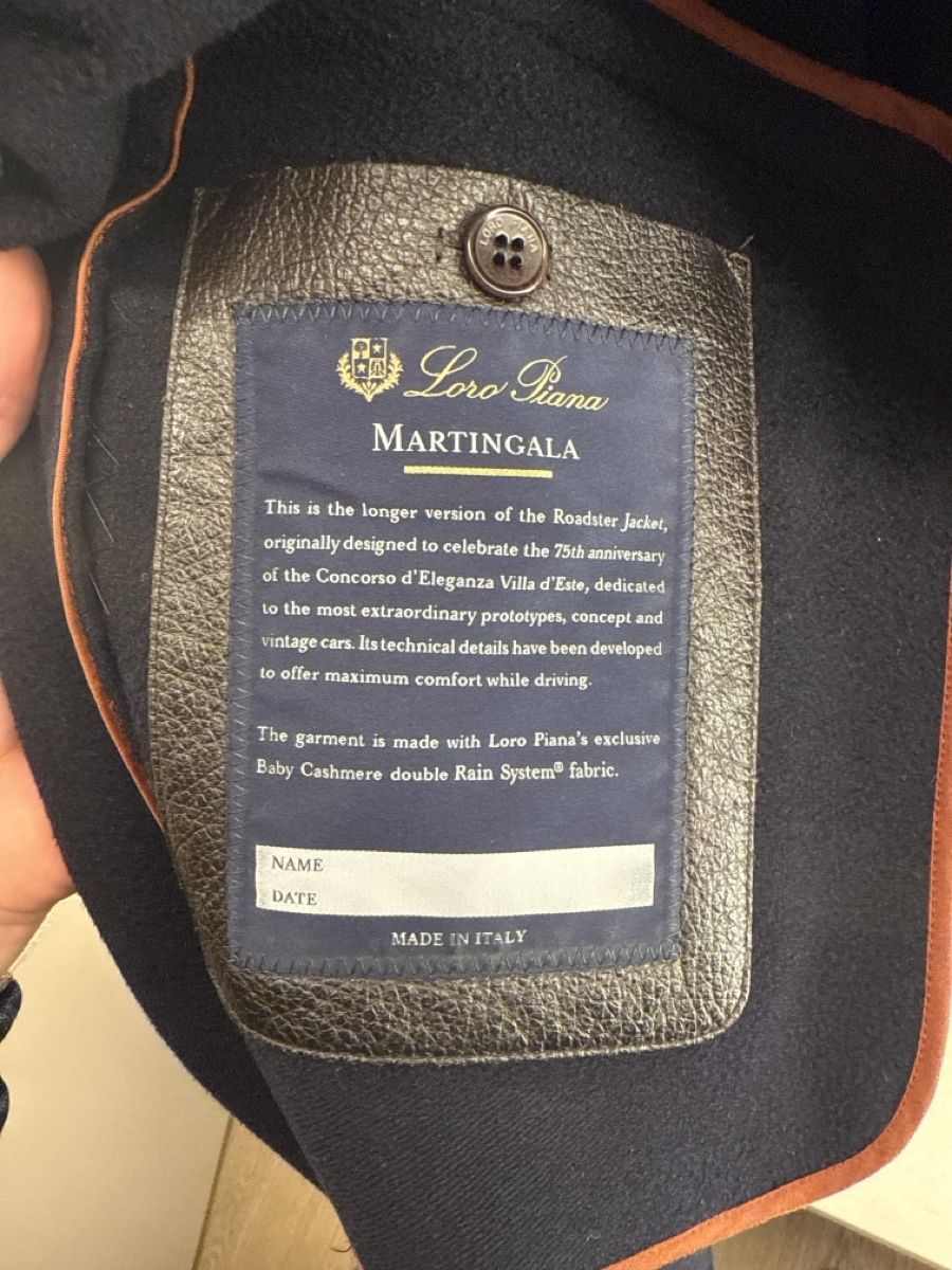 Loro Piana Cappotti: Loro Piana Martinagala blue M – Usato da Bissone venduto da luxuryitems 1
