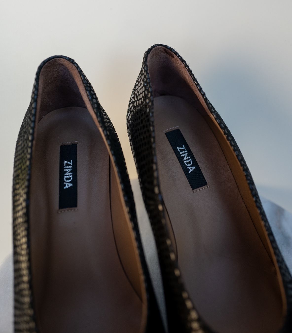 Scarpe da donna: ZINDA schwarz elegant Schuhe spitz 36 Echtleder – Nuovo (secondo la descrizione) da Celerina venduto da KXZ 5