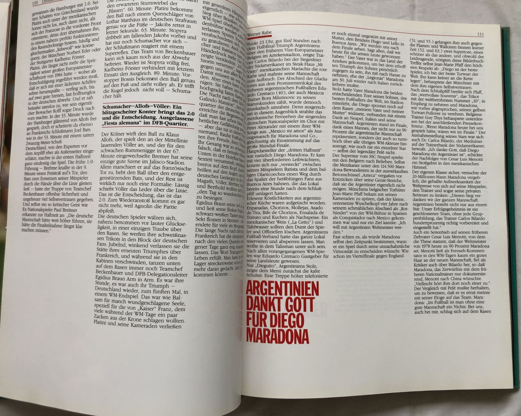 Bücher: Mexico World Cup '86 - Band 1 + Band 2 – Gebraucht aus Schaffhausen von durruti 6