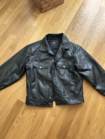 Zara Herren Jacke in Leder-Optik, Grösse M - Top Zustand