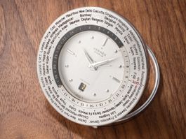 Very Rare - HERMÉS Paris - World Time Table Clock with Case