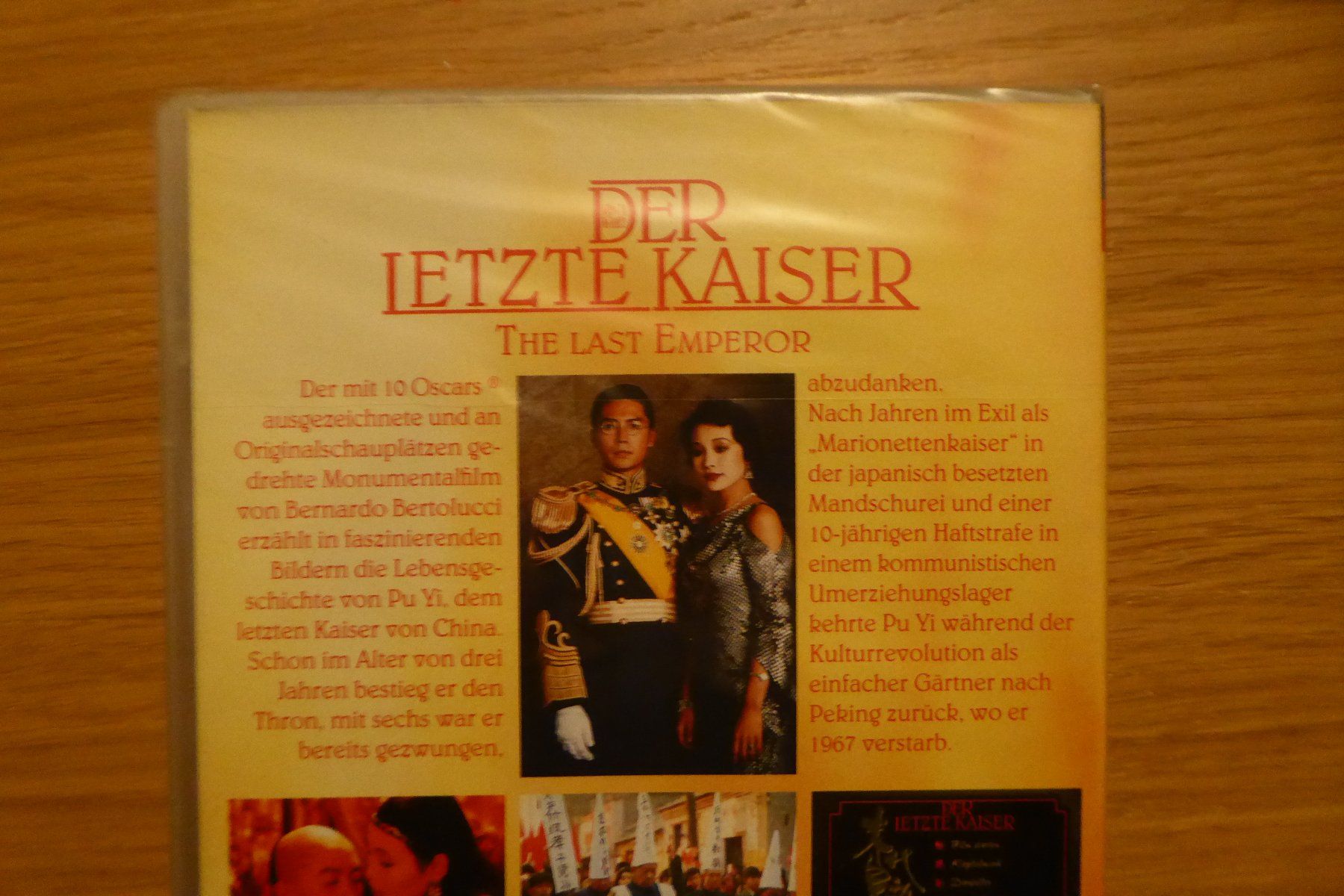 Tutti i DVDs: DVD OVP Der letzte Kaiser – Nuovo e nell'imballaggio originale da Allschwil venduto da Summelsarium 2