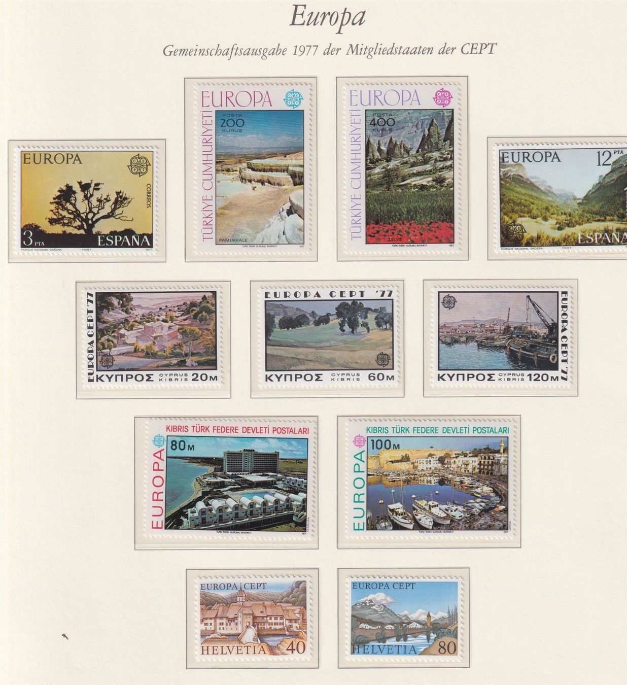 Tous les timbres: Europa Markensammlung 1966-1977** – Neuf (Voir description) à Langenthal par 1195 9