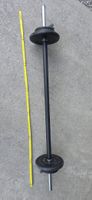 Hantelstange mit Gewichten, 140cm, guter Zustand!