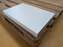 Spanplatte weiss beschichtet 16 mm, Rest 45,5 x 29 cm