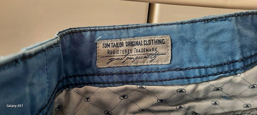 Pantaloni: ***TOM TAILOR*** Sommerhose blau Gr 33 – Usato da Wädenswil venduto da H2H_Secondhandshop 2