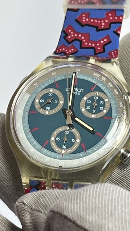 Swatch Orologi: Swatch Uhr Chronograph – Usato da Grenchen venduto da chththl 5