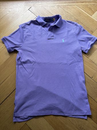 Polohemd Ralph Lauren Custom Fit lila Grösse S