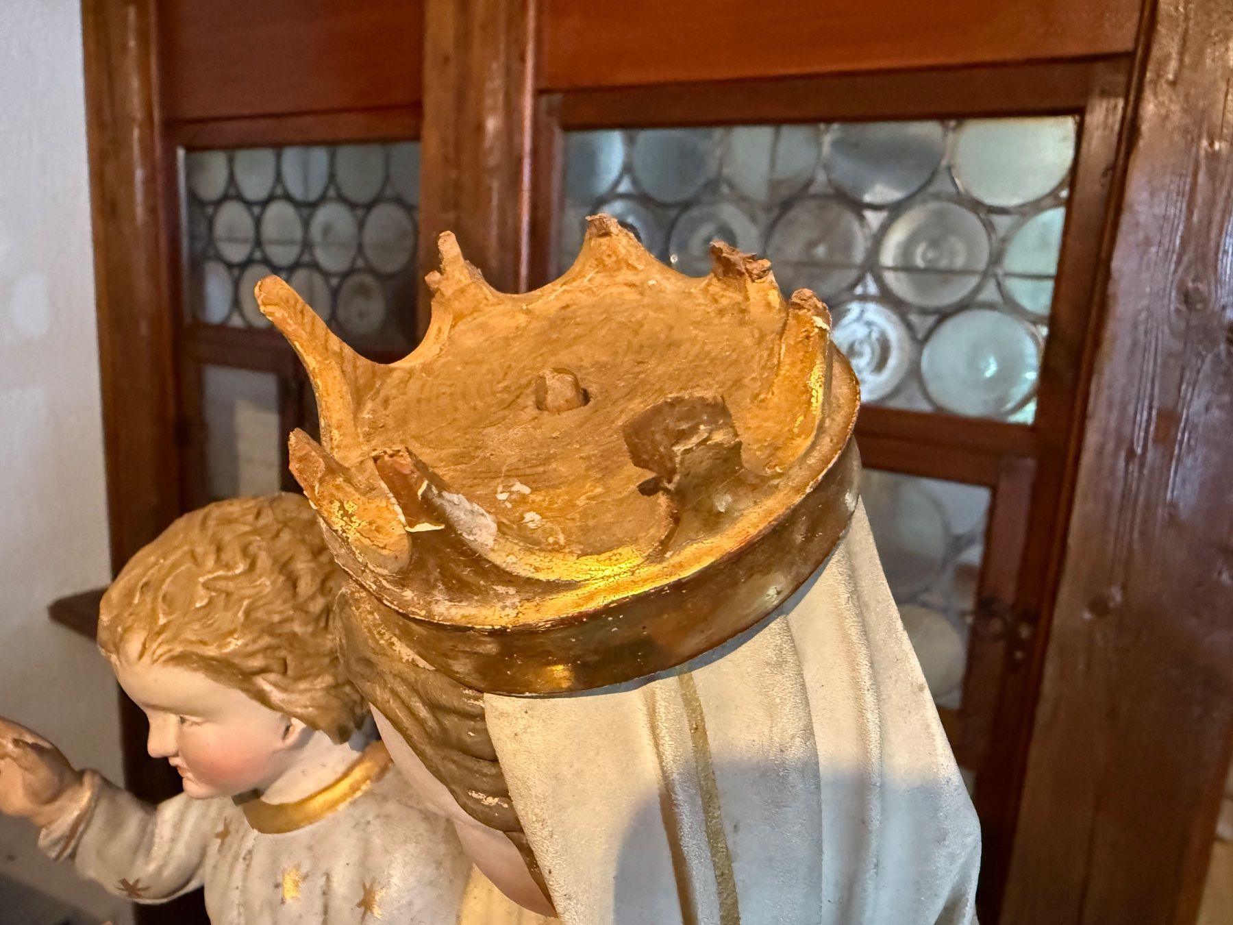 Sculture & Statue: Antike Madonna Marienstatue Heiligenfigur – Usato da Bern venduto da Jwpm66 5