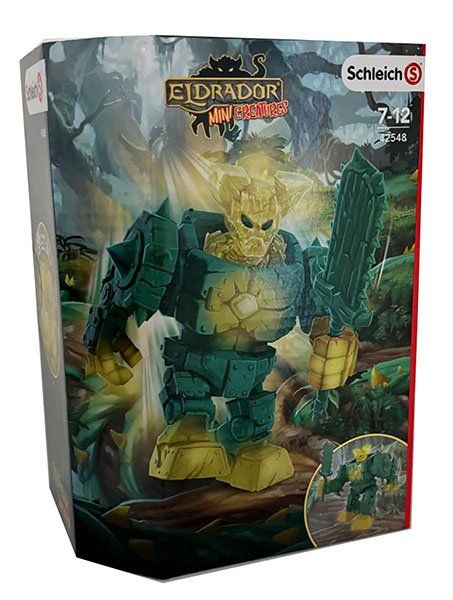 Schleich Statuette: Eldorado Mini Creatures, Dschungelroboter mit Schwert – Nuovo e nell'imballaggio originale da Löbau venduto da Krocoworld