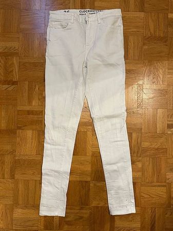 Clockhouse High Waist Jeans, Weiss, Gr. 36 (w), Top Zustand!