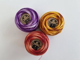 DMC Coton Perlé Nr. 8 Bohemian Palette 3 Farben