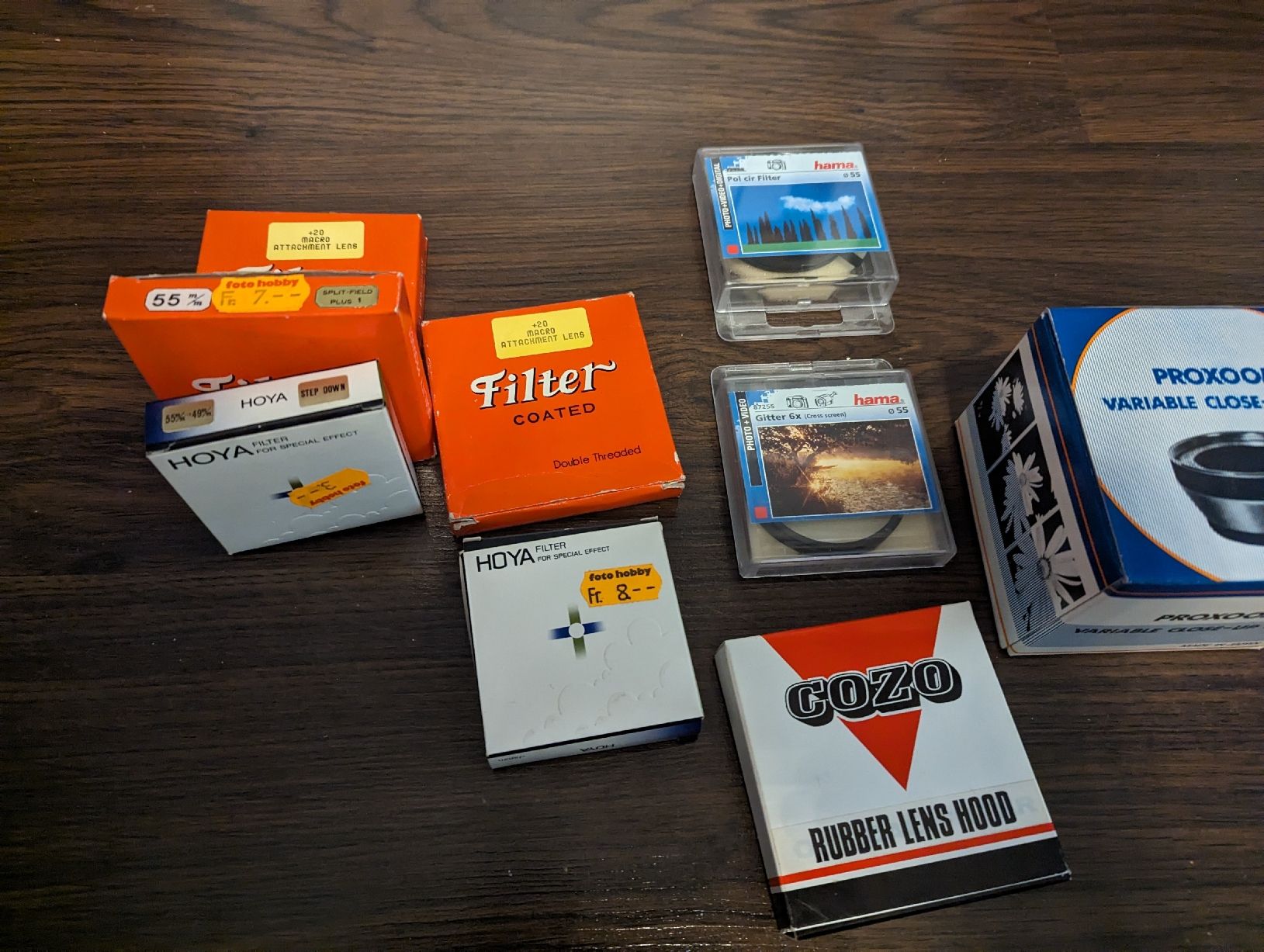 Filtri: Lot M55 Filter Linsen usw - Hoya Hama Filter Proxoom – Nuovo (secondo la descrizione) da Baden venduto da swiss-alps 1