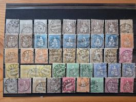 CH-Briefmarken gestempelt Zustand gemäss bilder Karten B4