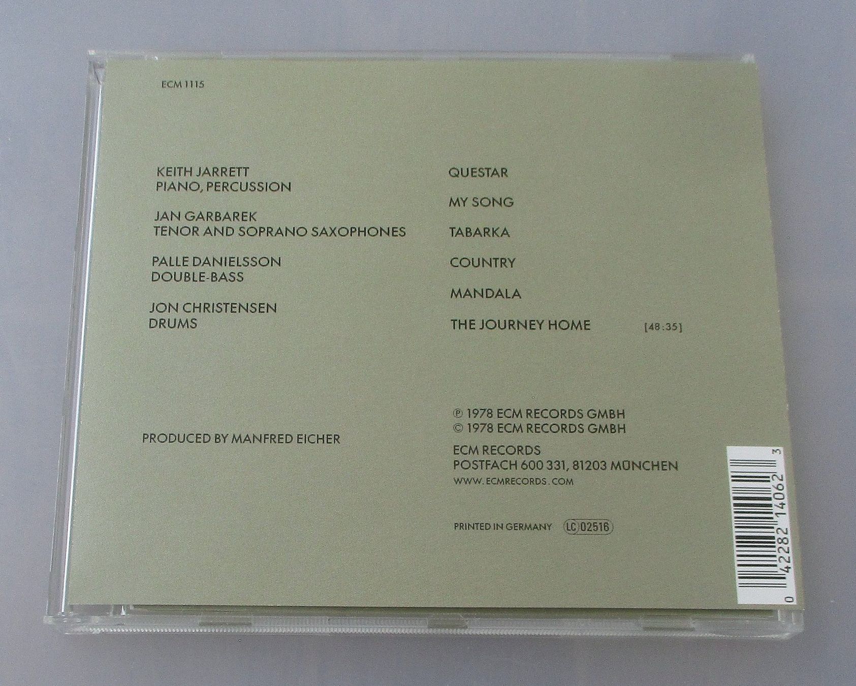 CD: KEITH JARRETT - My Song – Usato da Wattwil venduto da Muriel11 1
