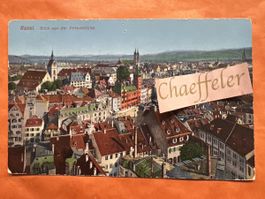 1911 Basel Blick von der Peterskirche 