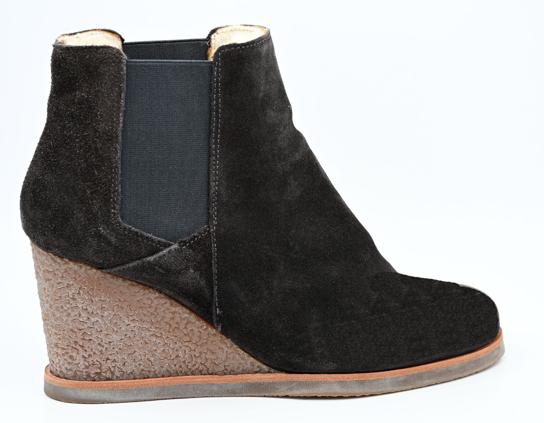 Navyboot Scarpe da donna: Navyboot Wildleder Stiefeletten mit Keilabsatz, Grösse 38 – Usato da Dürnten venduto da pema28 1