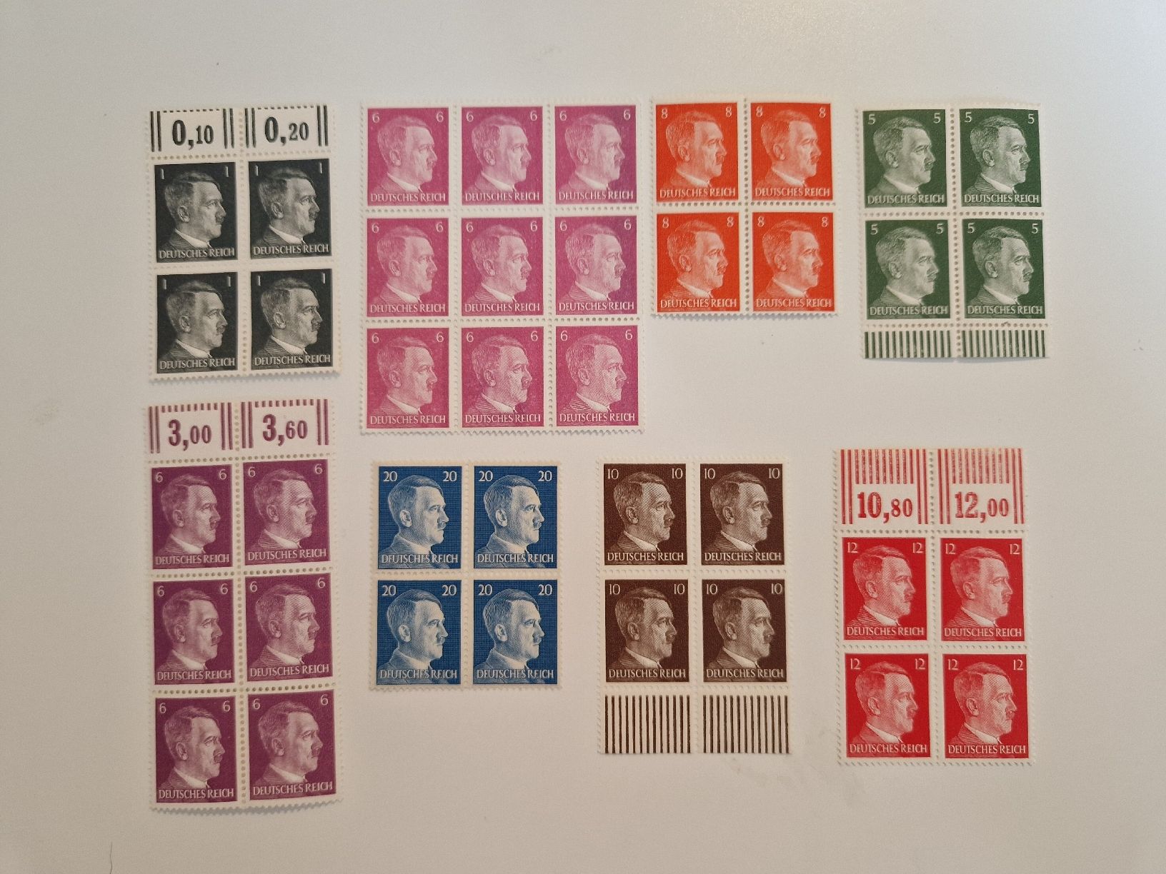 Tous les timbres: Deutsches Reich Adolf Hitler Blöcke postfrisch – Neuf (Voir description) à St. Gallen par Enrico_SG