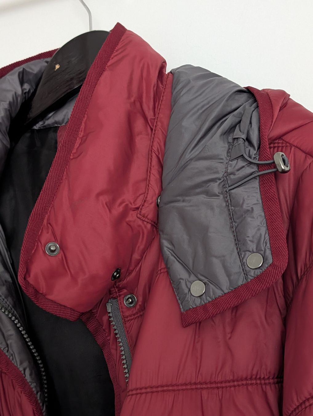 Fuchs Schmitt Cappotti: Fuchs Schmitt Kurzmantel Gr. 44, rot/grau – Usato da Hochdorf venduto da gab_jr29 2