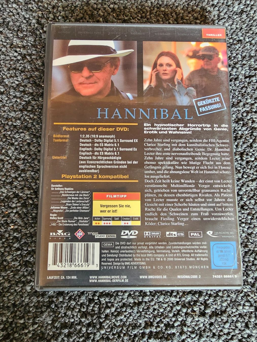 Tutti i DVDs: HANNIBAL (14534) – Usato da Ruswil venduto da M71 1