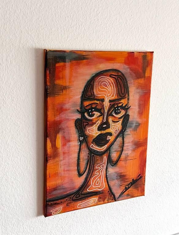 Dipinti: Original Acrylgemälde "Aura" – Nuovo (secondo la descrizione) da Schaffhausen venduto da dein.sattel.ch 1