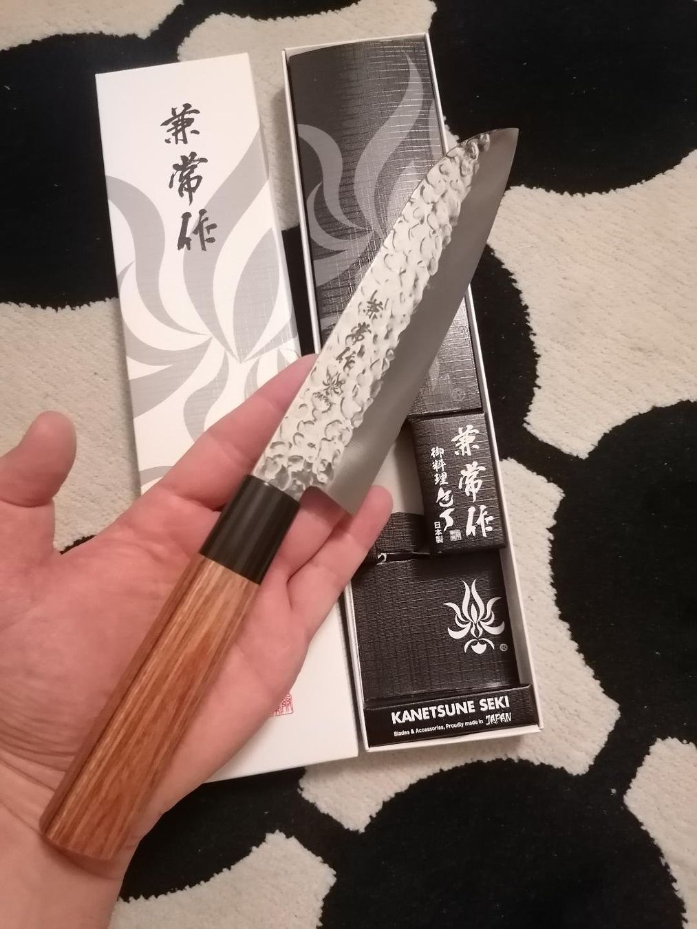 Küchenmesser: Kanetsune Santoku DSR-16K 165mm – Gebraucht aus Schlieren von adyy1980 2