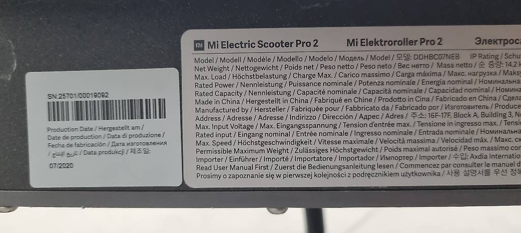 Kickboard: Xiaomi E-Scooter Pro 2 Swiss Edition – Gebraucht aus Ellikon an der Thur von Baltens 4