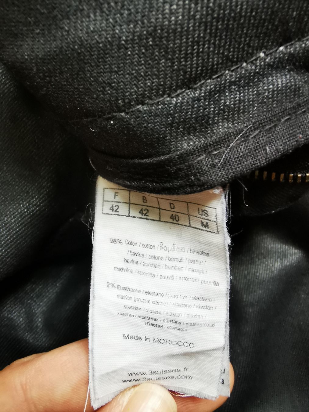 Jeans: Jean Moto patiné taille 42 – Usato da Peseux venduto da LaLoriotte 3