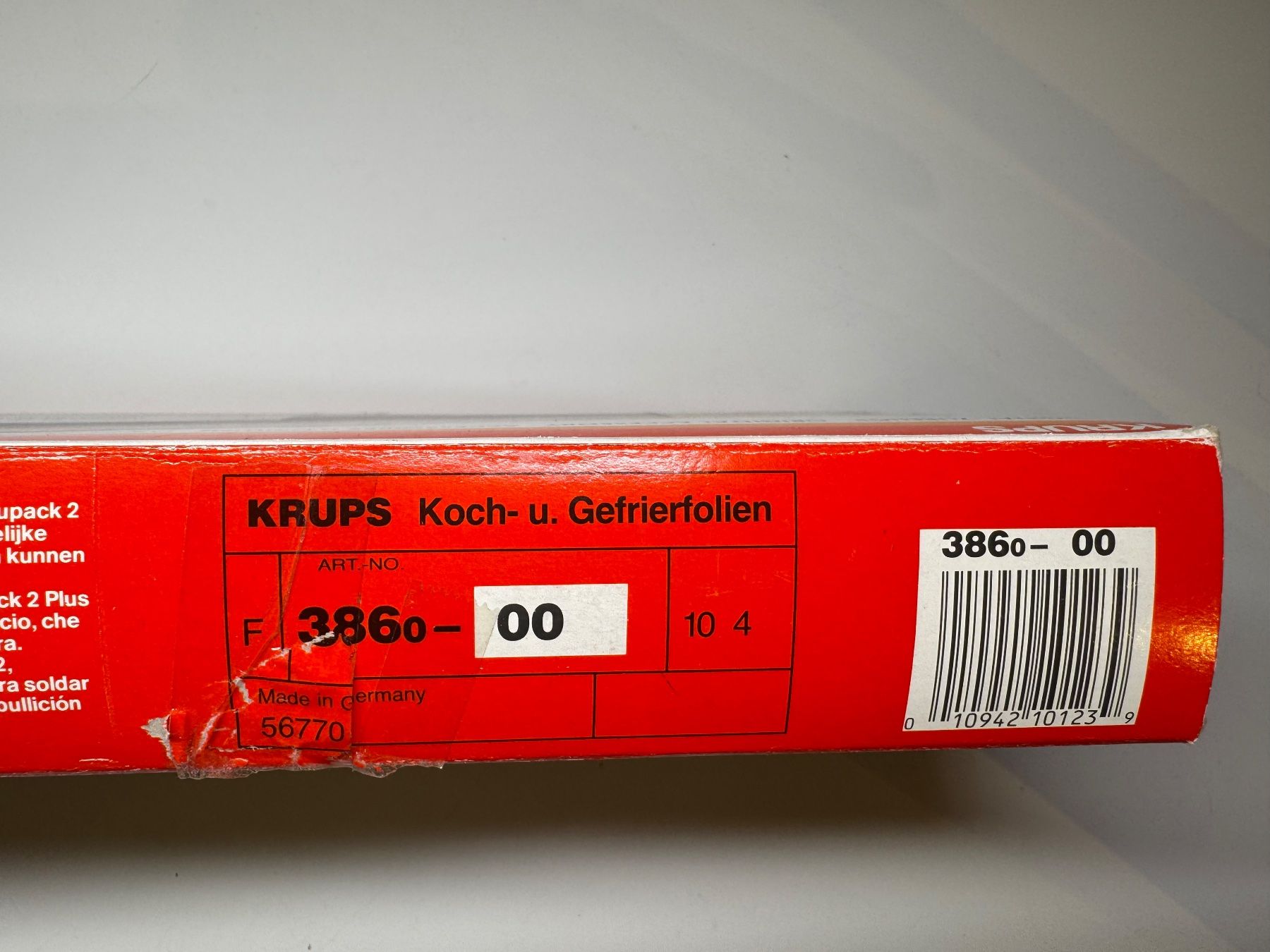 Fogli trasparenti: Krups 3 Koch Gefrierfolien – Nuovo e nell'imballaggio originale da Grosswangen venduto da Second_hand_paradise 3