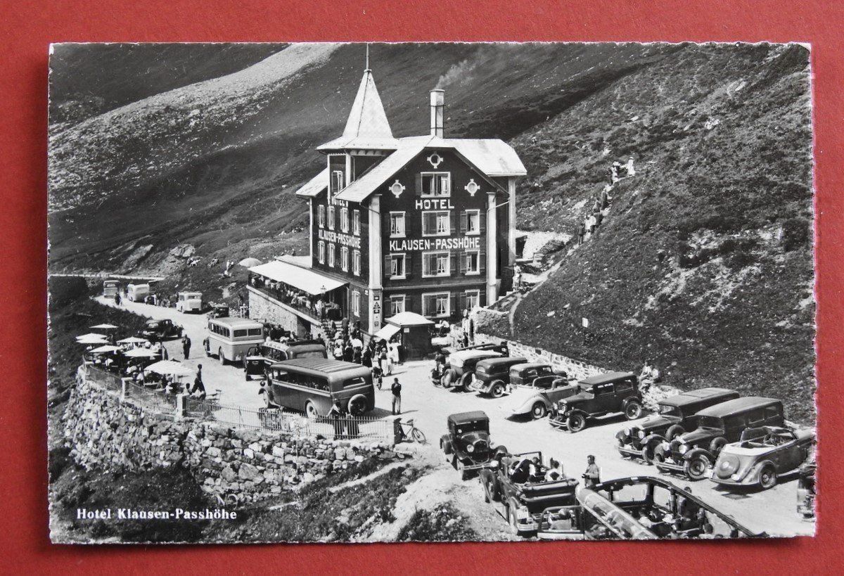 Ansichtskarten: Hotel Klausen - Passhöhe – Gebraucht aus Rain von 999-800-K