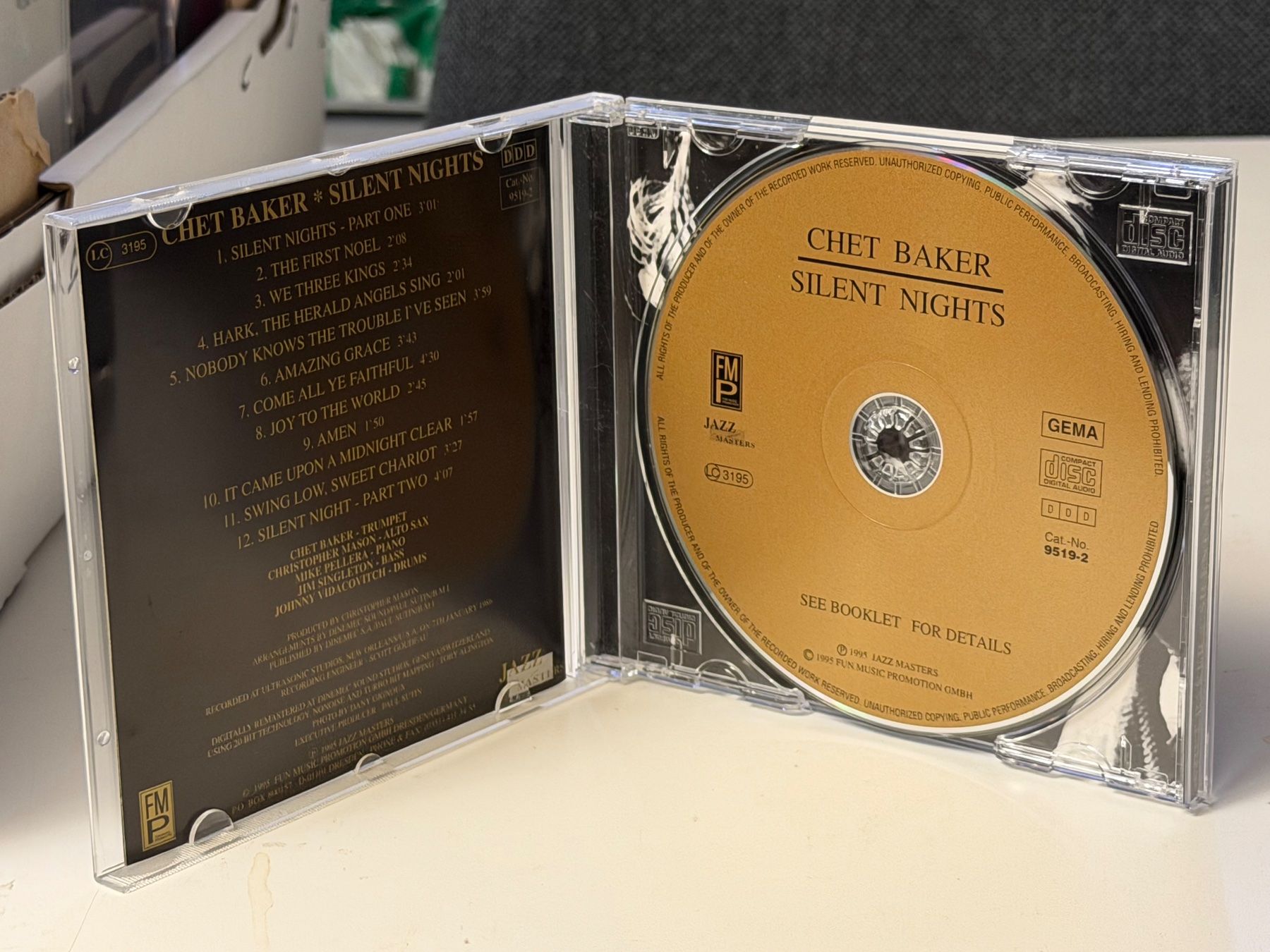 CD: Chet Baker - Silent Nights - HB21D – Usato da Küsnacht ZH venduto da Jazztilldawn 2