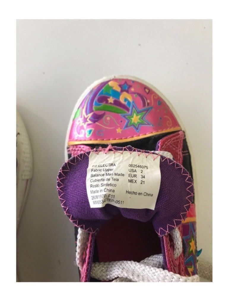 Scarpe per ragazze: NEU Kinderschuhe pink/schwarz Gr.34 – Nuovo (secondo la descrizione) da Wädenswil venduto da JJ15 1