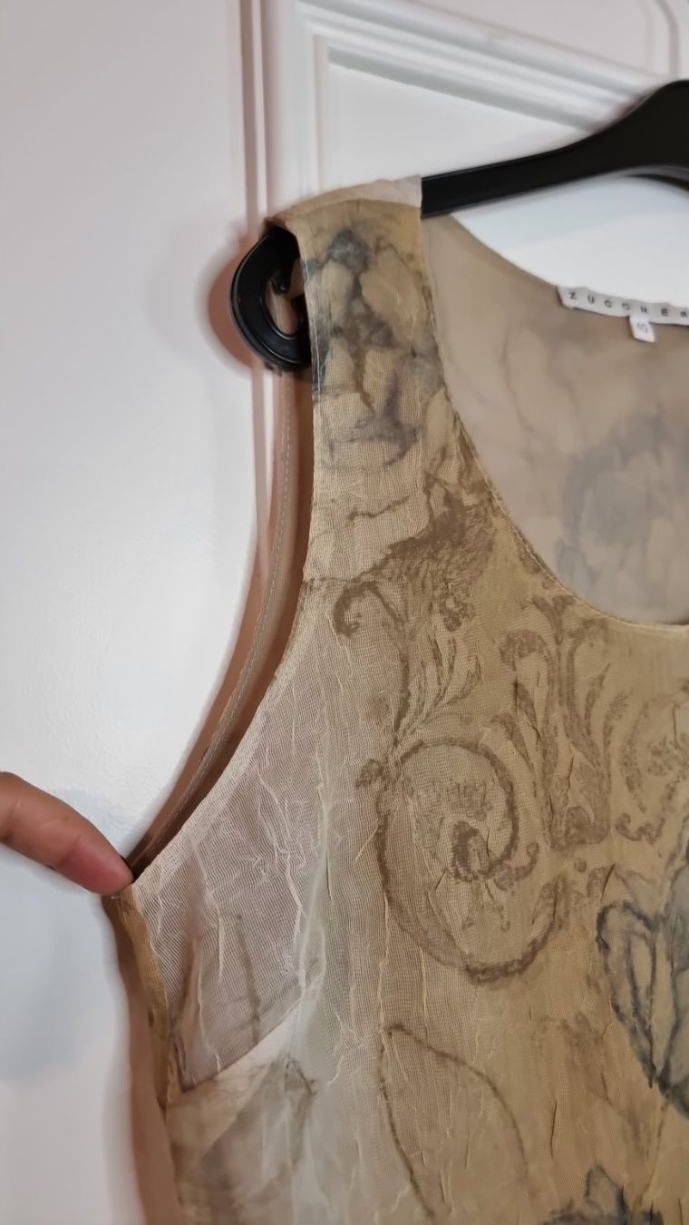 Camicette: Elegante bluse Grösse 38-40 beige... – Usato da Wald ZH venduto da CapLux 2