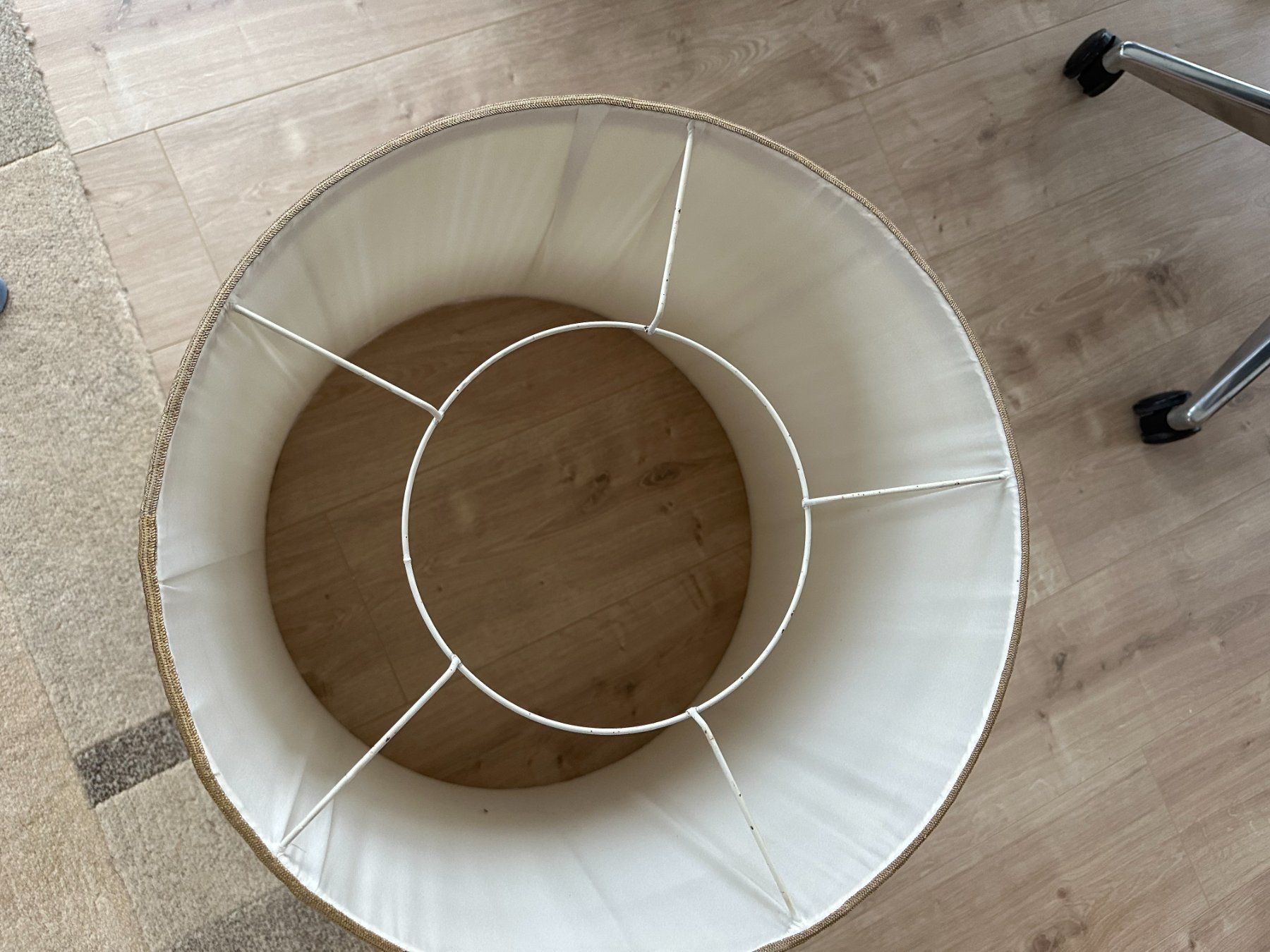 Lampenschirme: Lampenschirm in pleated silk XXL – Gebraucht aus Chambésy von mariuselus 3
