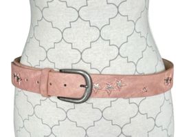 Jeans fritz Ceinture cuir rose