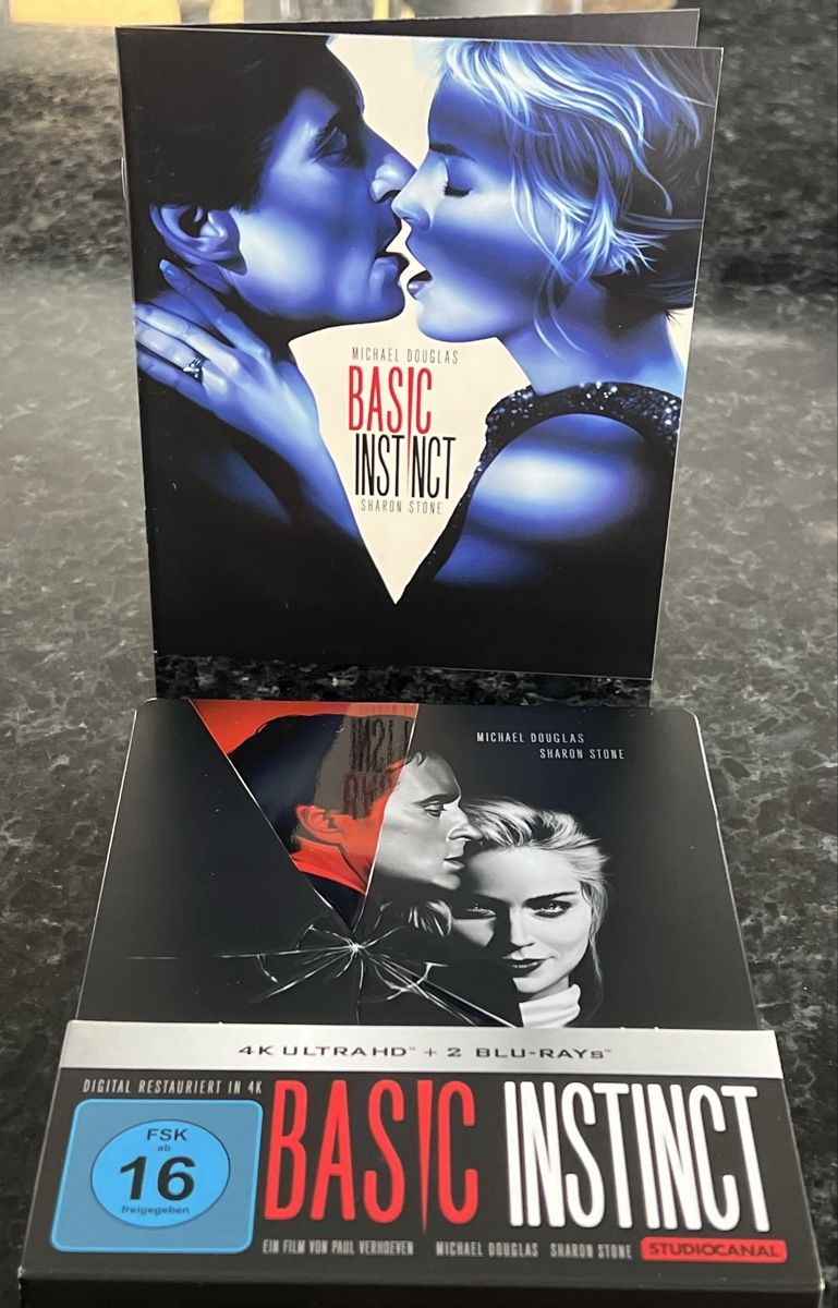 Tutti i DVDs: Basic Instinct 4K Ultra HD + 2 Blu-rays Steelbook neuwertig – Nuovo (secondo la descrizione) da Buckten venduto da Dominoluna 7